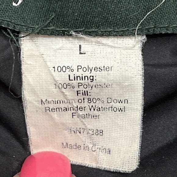 J Crew Puffer Vest Womens L Black Down Filled High Neck Classic Outdoor Preppy - Picture 8 of 8